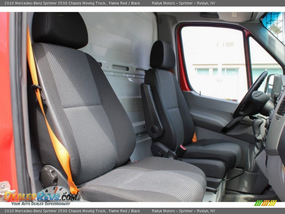 Front Seat of 2010 Mercedes-Benz Sprinter 3500 Chassis Moving Truck Photo #8