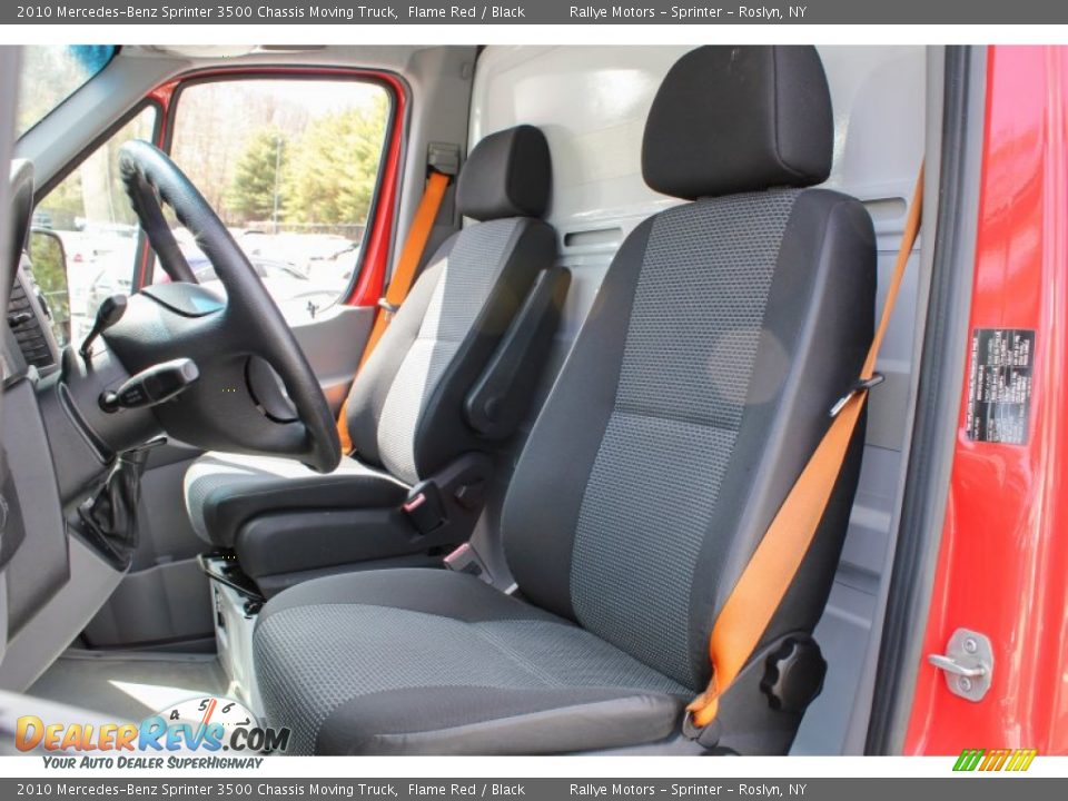 Black Interior - 2010 Mercedes-Benz Sprinter 3500 Chassis Moving Truck Photo #11