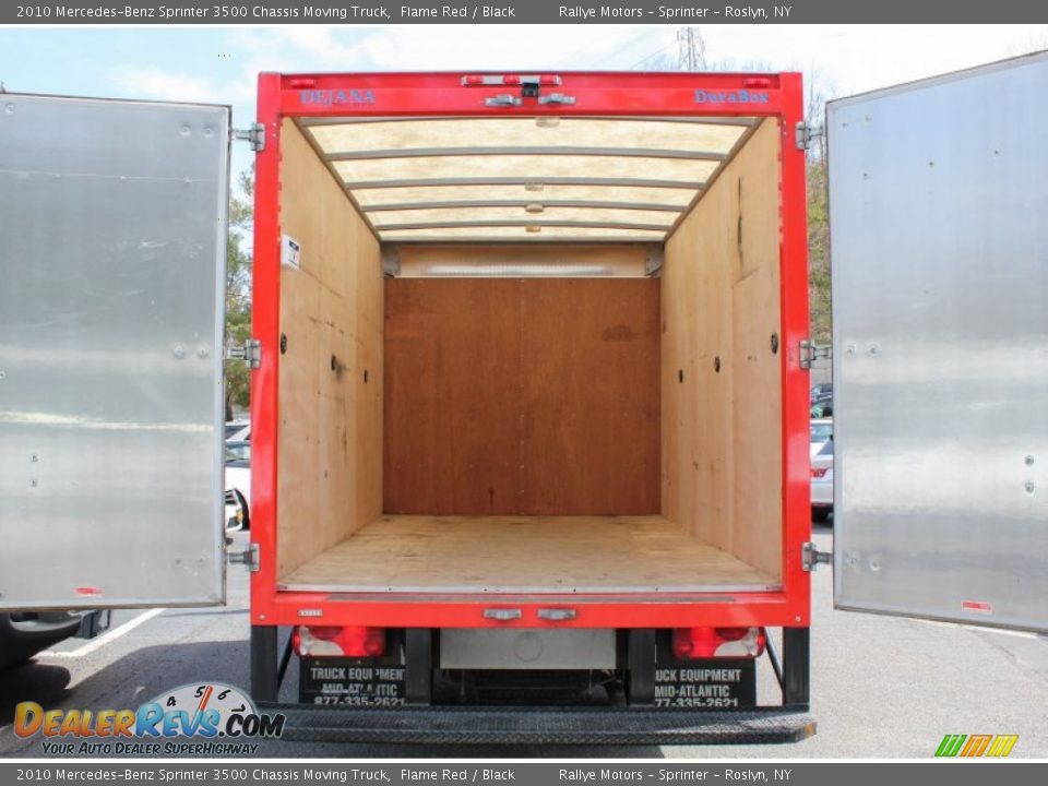 2010 Mercedes-Benz Sprinter 3500 Chassis Moving Truck Flame Red / Black Photo #16