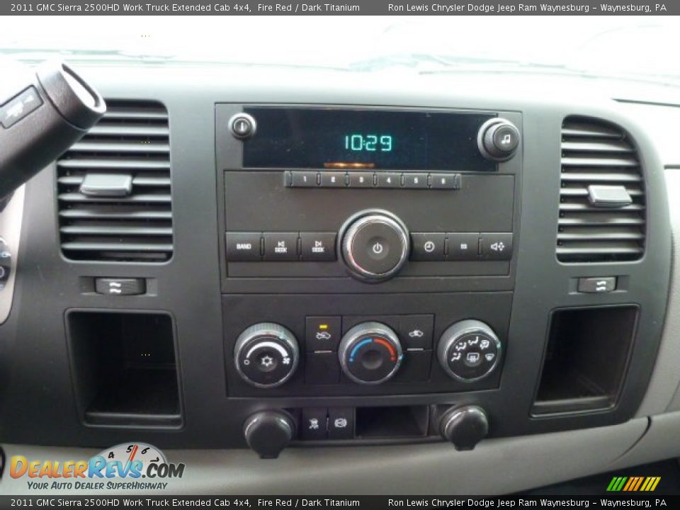 2011 GMC Sierra 2500HD Work Truck Extended Cab 4x4 Fire Red / Dark Titanium Photo #18