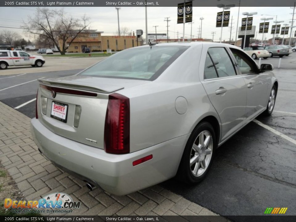 2005 Cadillac STS V6 Light Platinum / Cashmere Photo #4