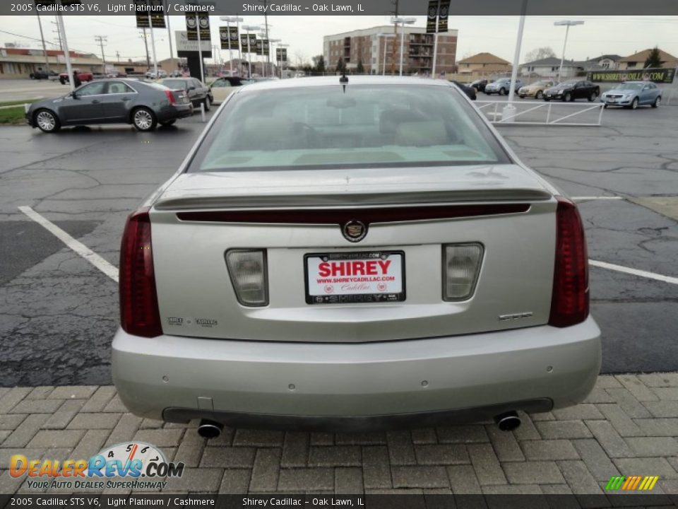 2005 Cadillac STS V6 Light Platinum / Cashmere Photo #5