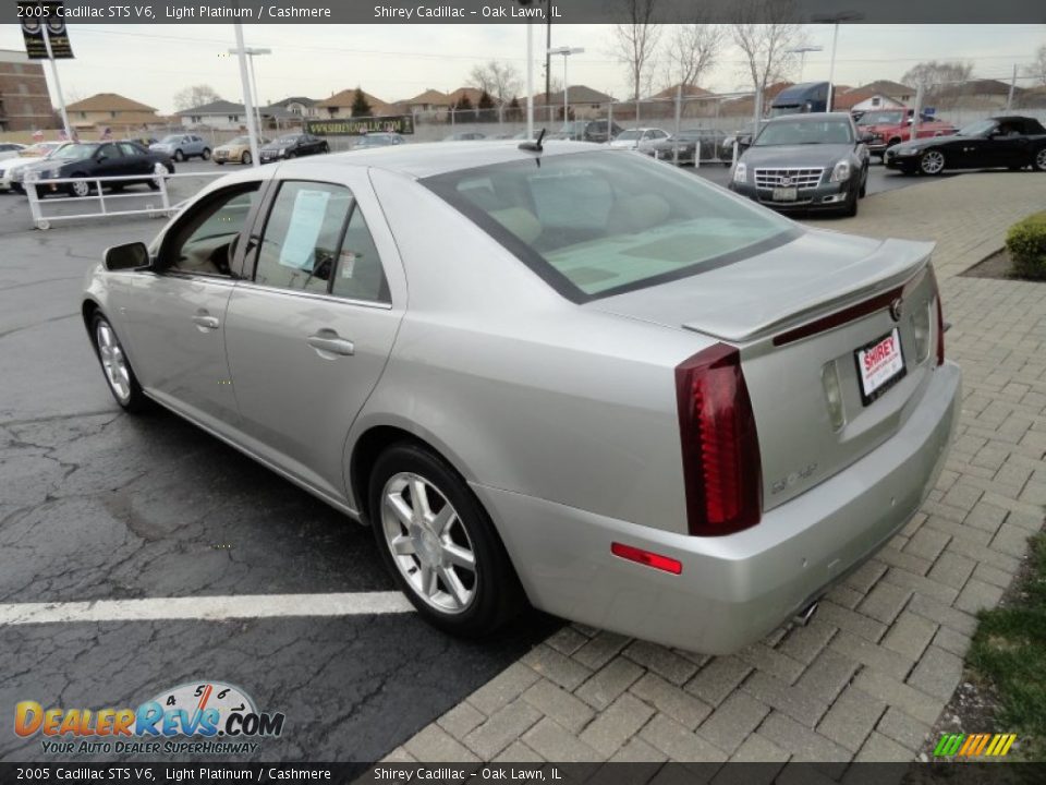 2005 Cadillac STS V6 Light Platinum / Cashmere Photo #6