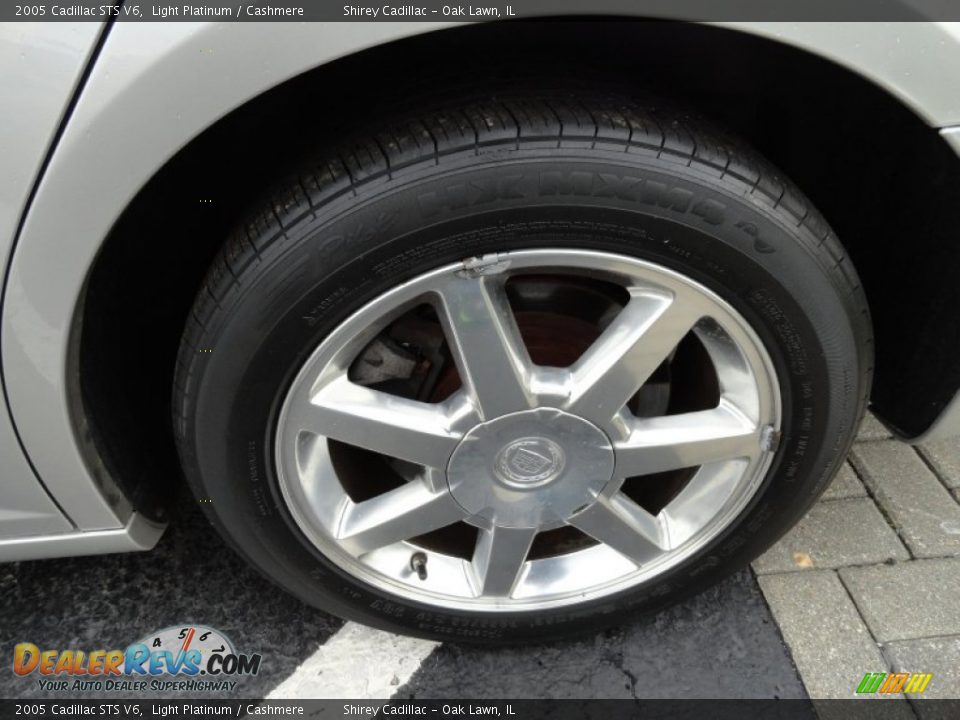 2005 Cadillac STS V6 Light Platinum / Cashmere Photo #8