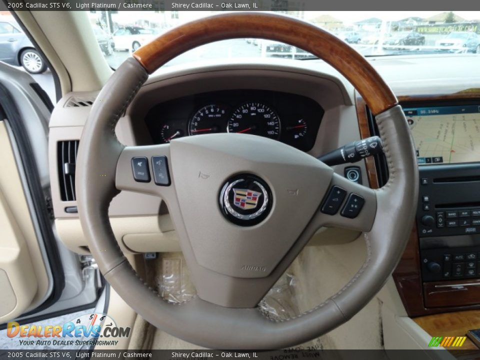 2005 Cadillac STS V6 Light Platinum / Cashmere Photo #16