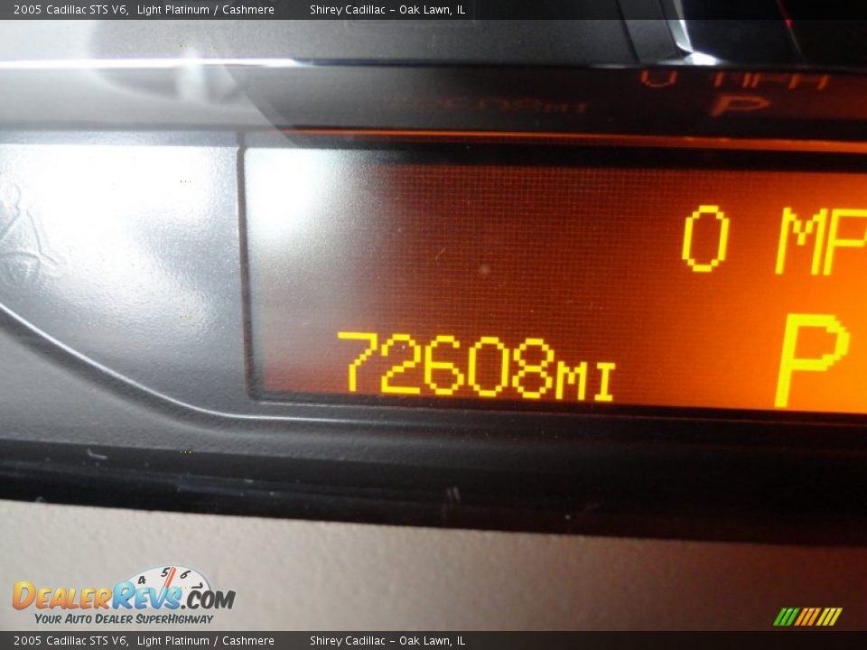 2005 Cadillac STS V6 Light Platinum / Cashmere Photo #20