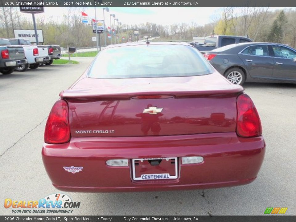 2006 Chevrolet Monte Carlo LT Sport Red Metallic / Ebony Photo #5
