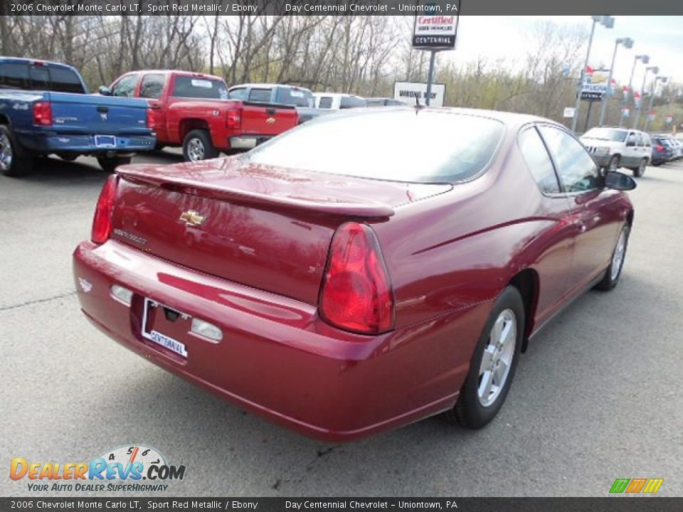 2006 Chevrolet Monte Carlo LT Sport Red Metallic / Ebony Photo #6