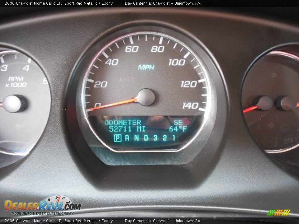 2006 Chevrolet Monte Carlo LT Sport Red Metallic / Ebony Photo #19