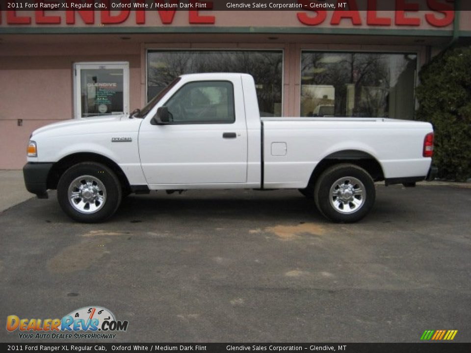 2011 Ford Ranger XL Regular Cab Oxford White / Medium Dark Flint Photo #2