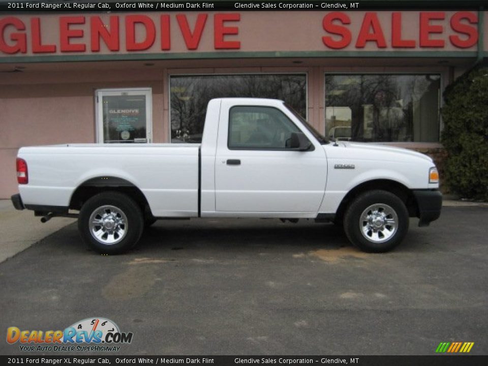 2011 Ford Ranger XL Regular Cab Oxford White / Medium Dark Flint Photo #3