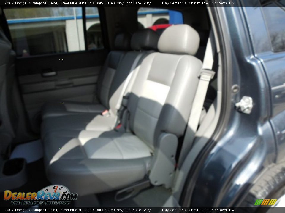 2007 Dodge Durango SLT 4x4 Steel Blue Metallic / Dark Slate Gray/Light Slate Gray Photo #13