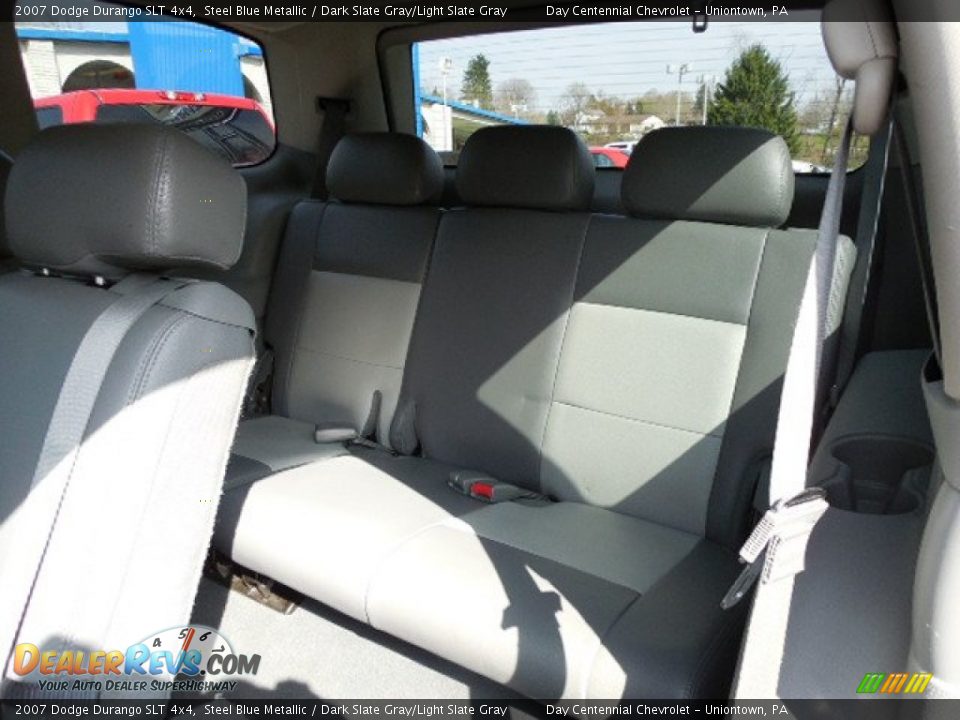 2007 Dodge Durango SLT 4x4 Steel Blue Metallic / Dark Slate Gray/Light Slate Gray Photo #14