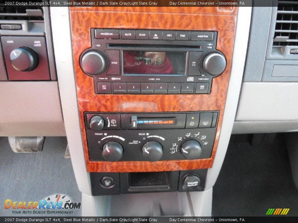 2007 Dodge Durango SLT 4x4 Steel Blue Metallic / Dark Slate Gray/Light Slate Gray Photo #16