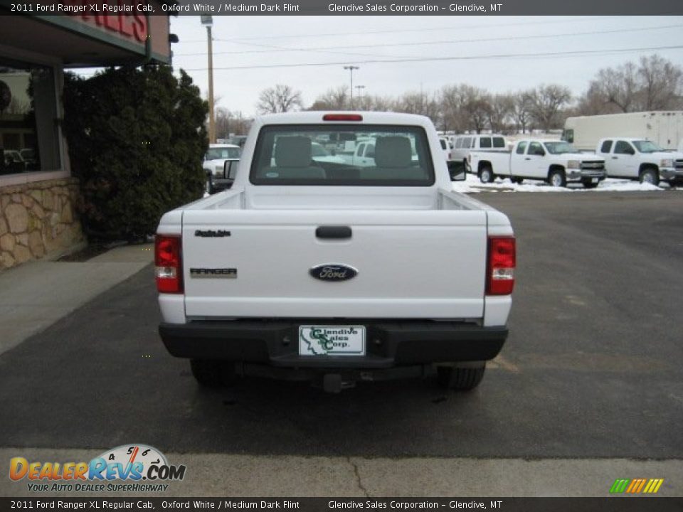 2011 Ford Ranger XL Regular Cab Oxford White / Medium Dark Flint Photo #9