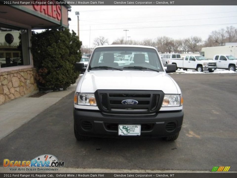 2011 Ford Ranger XL Regular Cab Oxford White / Medium Dark Flint Photo #10