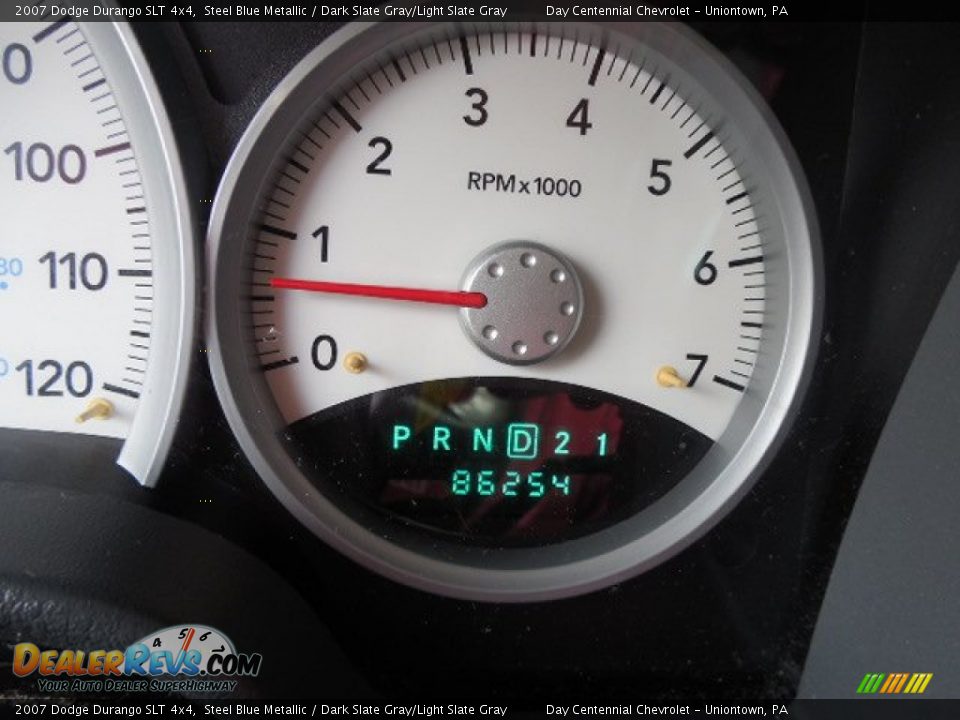 2007 Dodge Durango SLT 4x4 Steel Blue Metallic / Dark Slate Gray/Light Slate Gray Photo #20