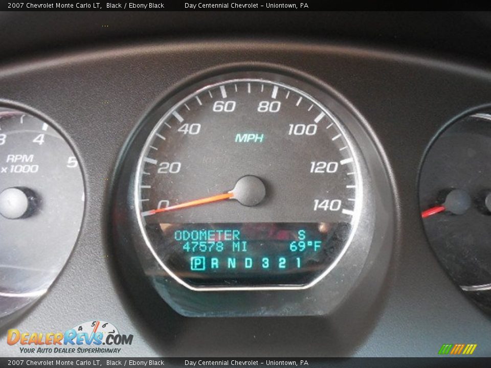 2007 Chevrolet Monte Carlo LT Black / Ebony Black Photo #20