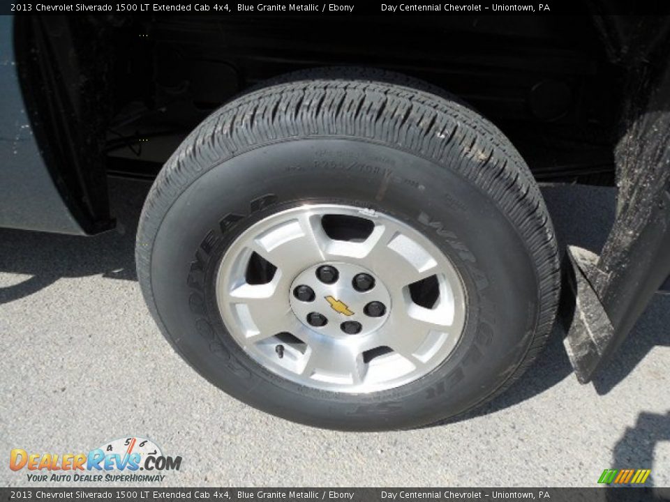 2013 Chevrolet Silverado 1500 LT Extended Cab 4x4 Blue Granite Metallic / Ebony Photo #3