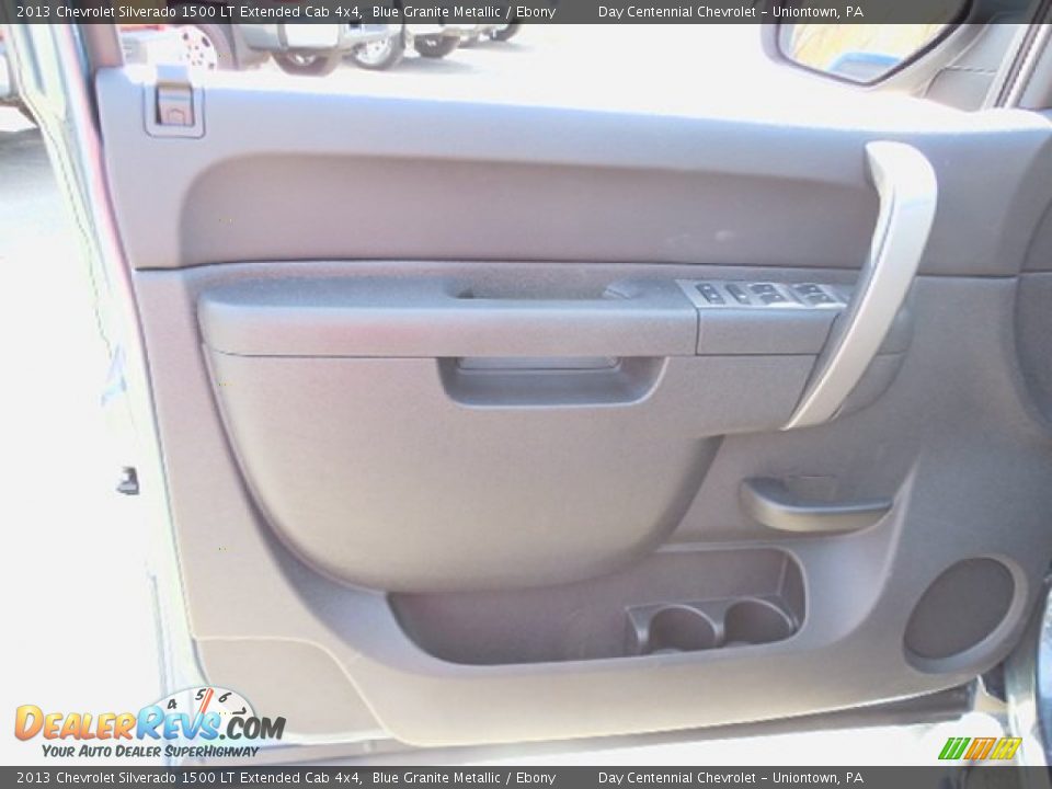 2013 Chevrolet Silverado 1500 LT Extended Cab 4x4 Blue Granite Metallic / Ebony Photo #12