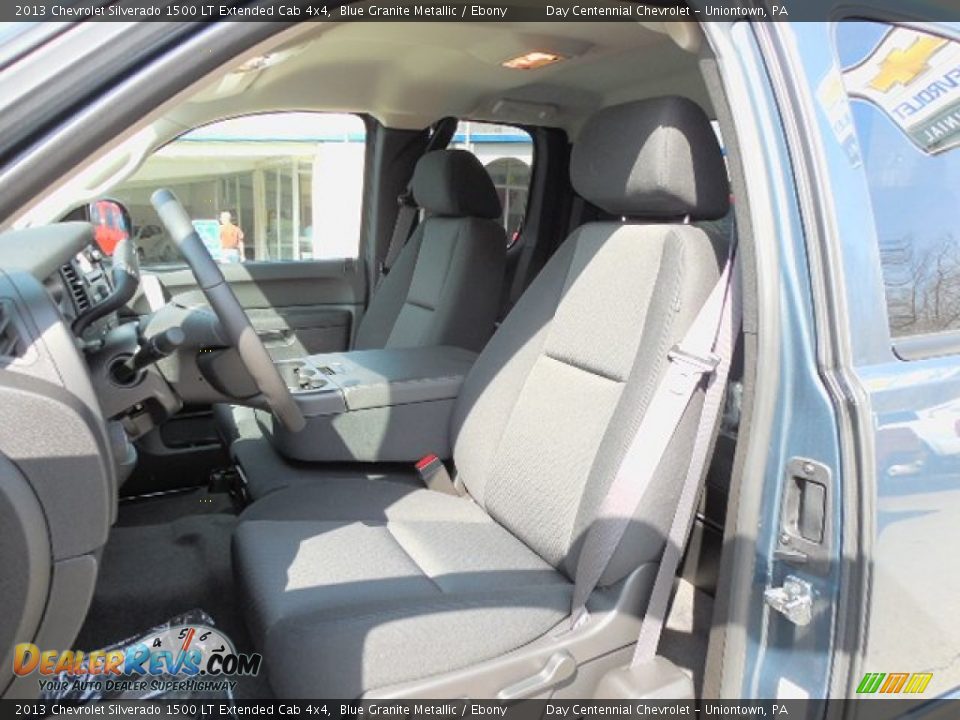 2013 Chevrolet Silverado 1500 LT Extended Cab 4x4 Blue Granite Metallic / Ebony Photo #13