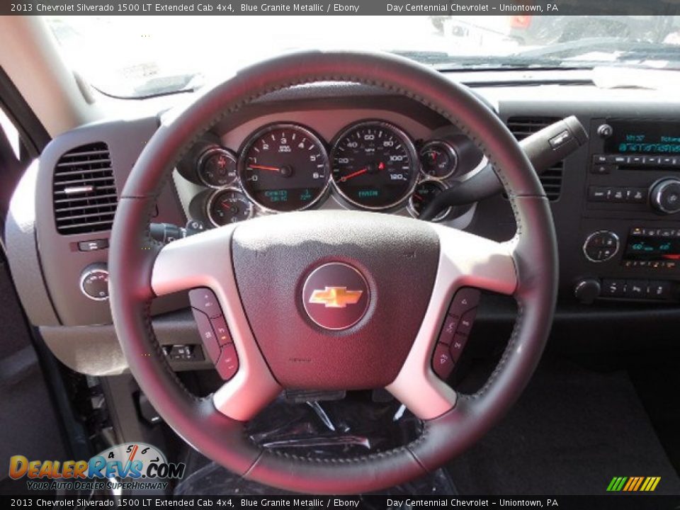 2013 Chevrolet Silverado 1500 LT Extended Cab 4x4 Blue Granite Metallic / Ebony Photo #15