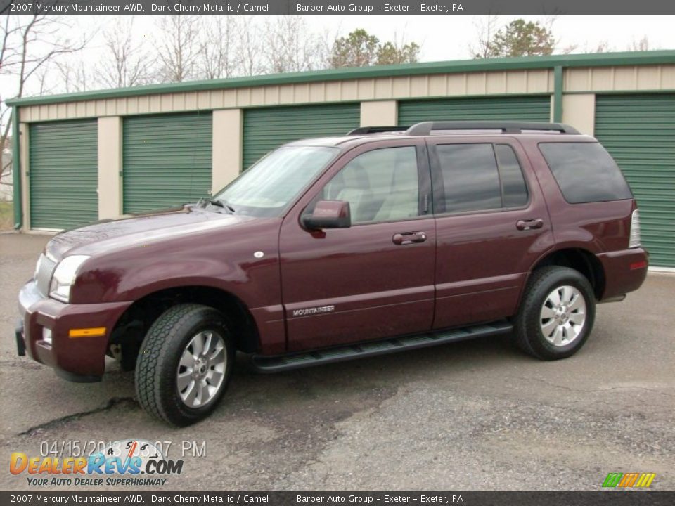 Dark Cherry Metallic 2007 Mercury Mountaineer AWD Photo #1