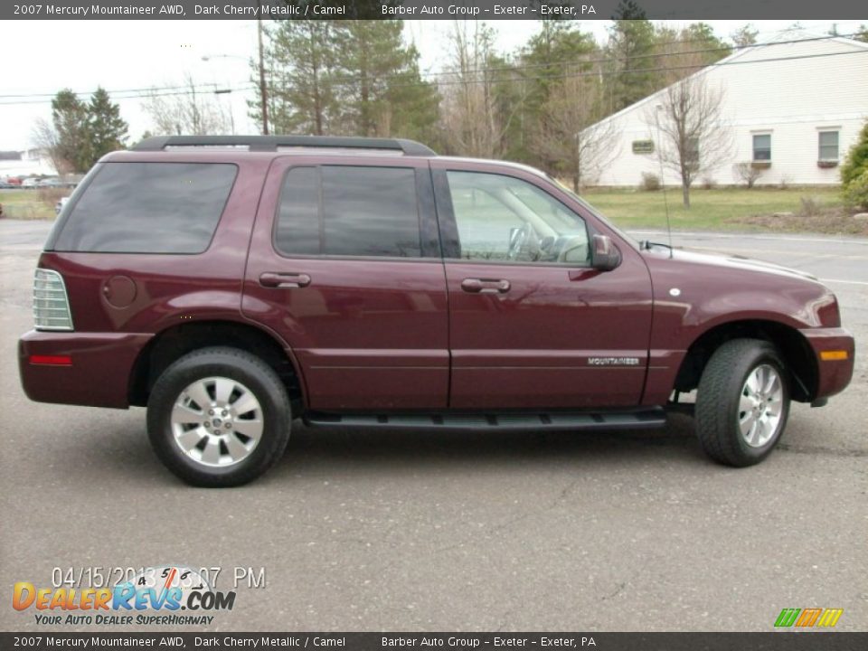 Dark Cherry Metallic 2007 Mercury Mountaineer AWD Photo #4