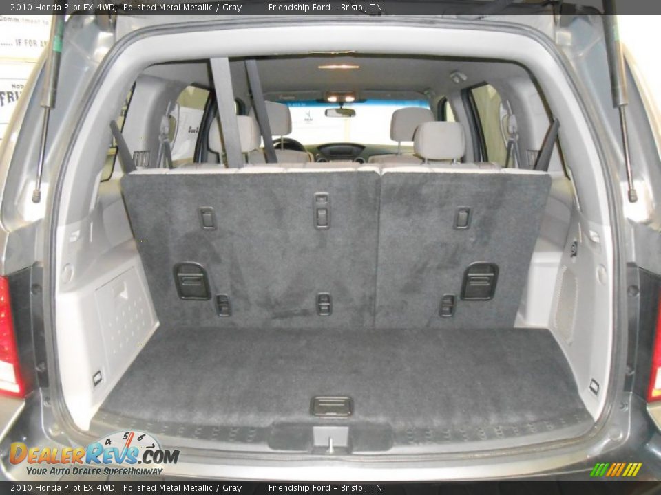 2010 Honda Pilot EX 4WD Polished Metal Metallic / Gray Photo #10