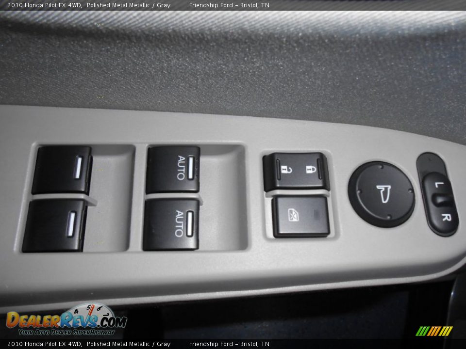 2010 Honda Pilot EX 4WD Polished Metal Metallic / Gray Photo #14
