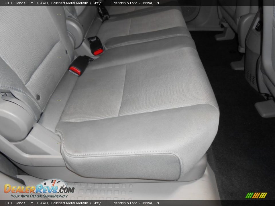 2010 Honda Pilot EX 4WD Polished Metal Metallic / Gray Photo #21