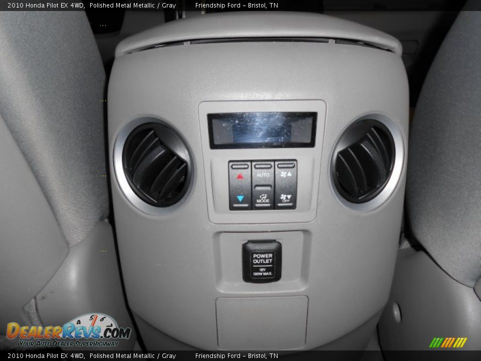 2010 Honda Pilot EX 4WD Polished Metal Metallic / Gray Photo #23
