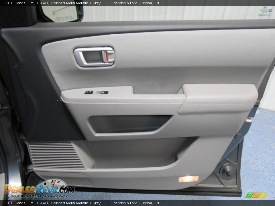 2010 Honda Pilot EX 4WD Polished Metal Metallic / Gray Photo #26
