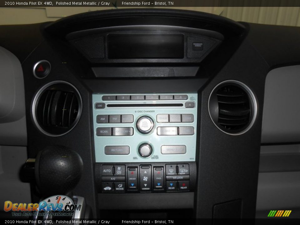 2010 Honda Pilot EX 4WD Polished Metal Metallic / Gray Photo #28