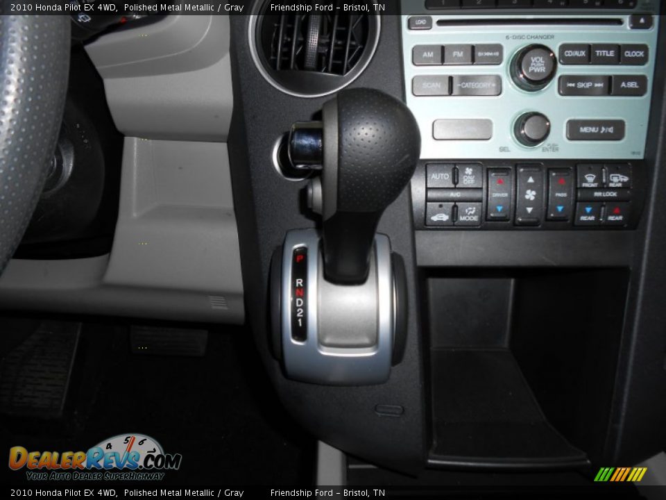 2010 Honda Pilot EX 4WD Polished Metal Metallic / Gray Photo #29