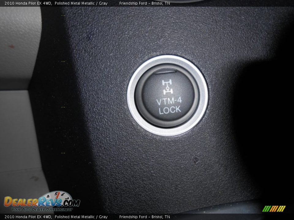 2010 Honda Pilot EX 4WD Polished Metal Metallic / Gray Photo #30