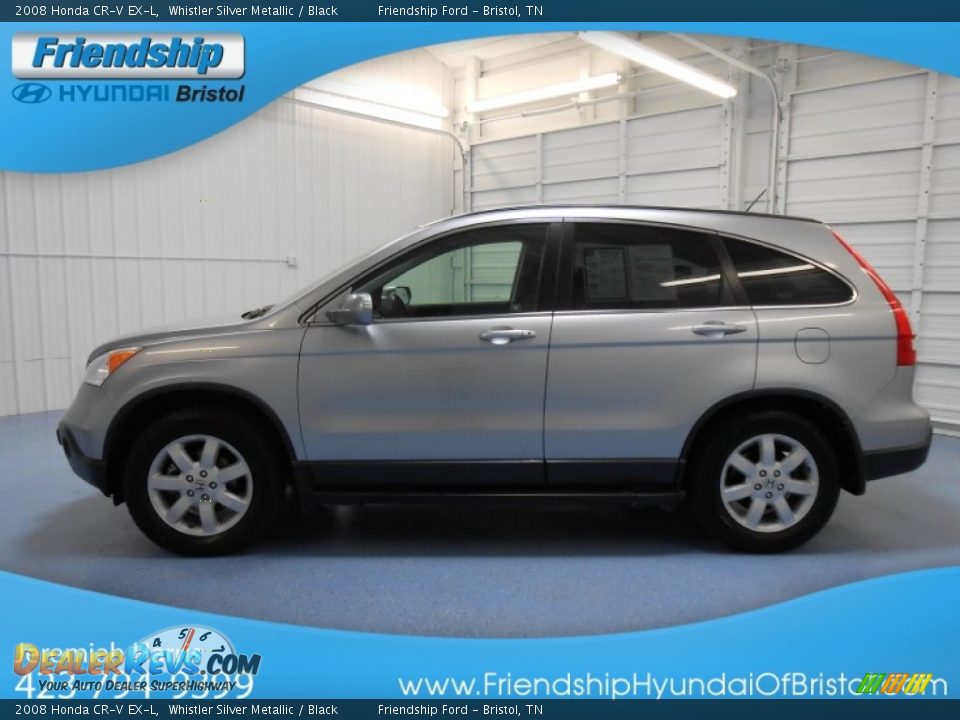 2008 Honda CR-V EX-L Whistler Silver Metallic / Black Photo #1