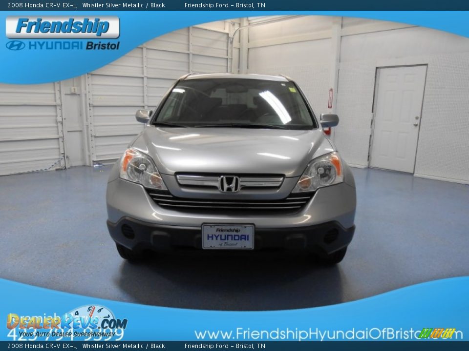 2008 Honda CR-V EX-L Whistler Silver Metallic / Black Photo #3