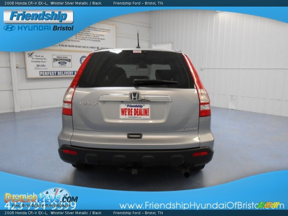 2008 Honda CR-V EX-L Whistler Silver Metallic / Black Photo #7