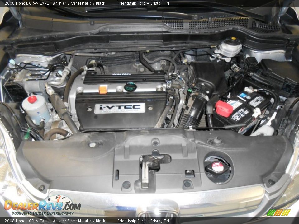 2008 Honda CR-V EX-L Whistler Silver Metallic / Black Photo #9