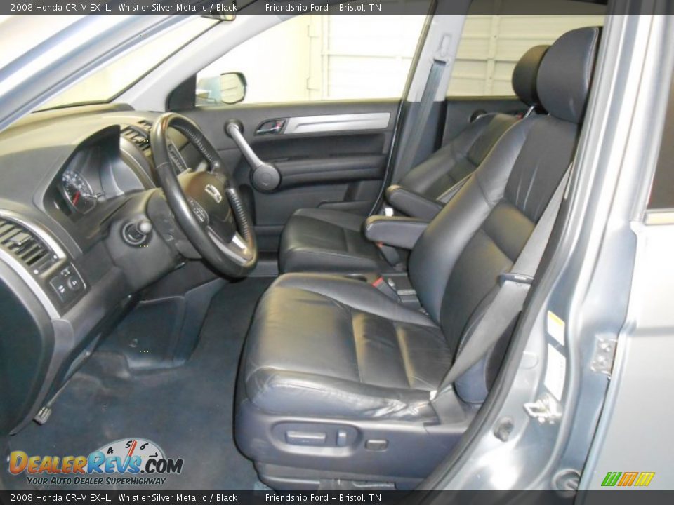 2008 Honda CR-V EX-L Whistler Silver Metallic / Black Photo #11
