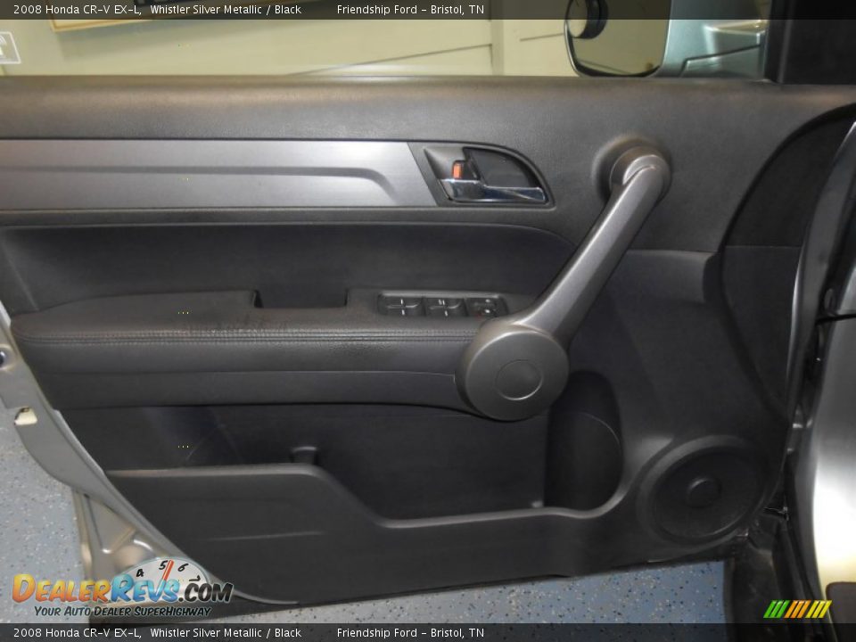 2008 Honda CR-V EX-L Whistler Silver Metallic / Black Photo #13