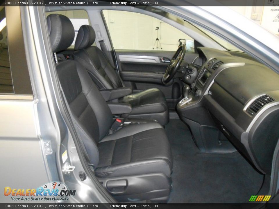 2008 Honda CR-V EX-L Whistler Silver Metallic / Black Photo #21