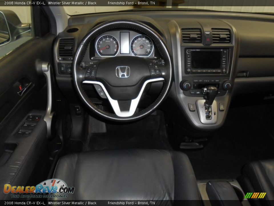 2008 Honda CR-V EX-L Whistler Silver Metallic / Black Photo #24