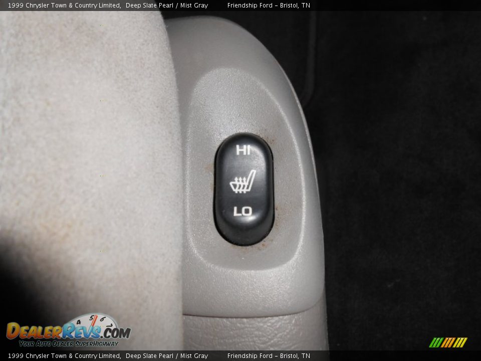 1999 Chrysler Town & Country Limited Deep Slate Pearl / Mist Gray Photo #29