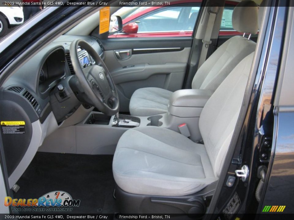 Gray Interior - 2009 Hyundai Santa Fe GLS 4WD Photo #15