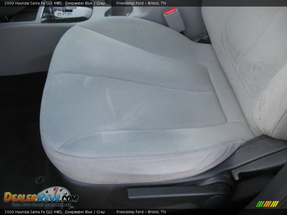 2009 Hyundai Santa Fe GLS 4WD Deepwater Blue / Gray Photo #16