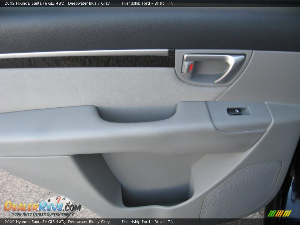 2009 Hyundai Santa Fe GLS 4WD Deepwater Blue / Gray Photo #20