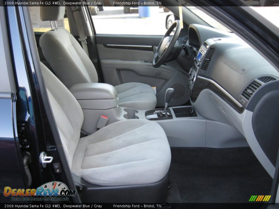 2009 Hyundai Santa Fe GLS 4WD Deepwater Blue / Gray Photo #21