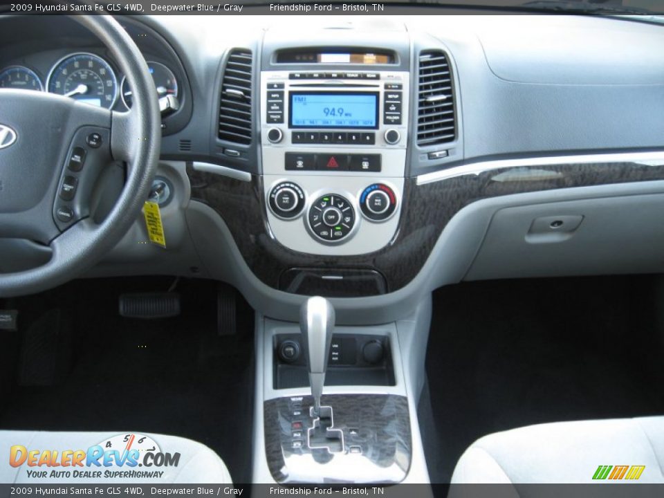 2009 Hyundai Santa Fe GLS 4WD Deepwater Blue / Gray Photo #25
